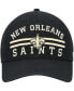 Men's '47 Black New Orleans Saints Highpoint Trucker Clean Up Snapback Hat