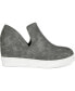 Фото #2 товара Women's Cardi Cut-Out Platform Wedge Sneakers