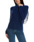Фото #1 товара Brodie Cashmere Sophie Fringe Cashmere Sweater Women's