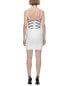 Фото #2 товара Hervé Léger Striped Bandage Mini Dress Women's L