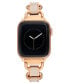 Фото #1 товара Ремешок для часов Anne Klein женский Розовое золото и розовый эмаль Цепочка Совместима с Apple Watch 38/40/41 мм