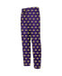 ფოტო #2 პროდუქტის Men's Purple Los Angeles Lakers Allover Logo Print Gauge Sleep Pants