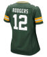 Фото #1 товара Women's Aaron Rodgers Green Bay Packers Game Jersey