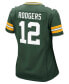 ფოტო #1 პროდუქტის Women's Aaron Rodgers Green Bay Packers Game Jersey