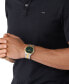 ფოტო #4 პროდუქტის Men's Slim Runway Three-Hand Two-Tone Stainless Steel Watch 44mm