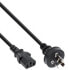 Фото #1 товара InLine power cable - China male / 3pin IEC C13 male - 0.5m