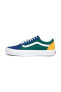 Фото #3 товара Ua Old Skool Yacht Club Blue Green Yellow Unisex Spor Ayakkabısı