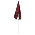 Фото #5 товара Садовый зонт vidaXL Sonnenschirm Bordeauxrot 200х130х234 см (100% полиэстер, сталь)