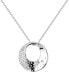 Silver necklace with diamond Quest DP786 (chain, pendant)