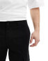 ADPT wide fit cargo trouser in black