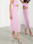 Фото #7 товара ASOS EDITION sequin pencil midi skirt in pink