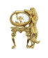 ფოტო #1 პროდუქტის 14K Gold-Dipped Crystal Cat and Fish Bowl Pin