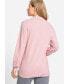 ფოტო #3 პროდუქტის Women's Long Sleeve Mock Neck Pullover