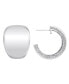 ფოტო #4 პროდუქტის Cubic Zirconia C Hoop Earring