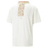 Фото #2 товара Puma Run Ciele V Neck Short Sleeve T-Shirt Mens White Casual Tops 52342266