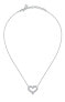 Lovely Silver Heart Necklace Tesori SAIW128