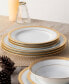 Фото #8 товара Crestwood Gold Set of 4 Dinner Plates, Service For 4