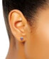 ფოტო #2 პროდუქტის Cubic Zirconia Strawberry Stud Earrings, Created for Macy's