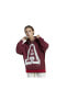 Oversize Hoodie Kadın Günlük Sweatshirts IC5236 Kırmızı