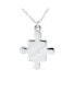 ფოტო #6 პროდუქტის Best Friends 2 pcs Set BFF Split Break Apart Puzzle Word MOM Mother Daughter Pendant Necklace for Women .925 Sterling Silver Customizable