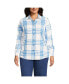 Ivory/vista blue plaid