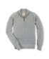 Фото #7 товара Men's Long Sleeve Raglan Half Zip Sweater