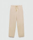 ფოტო #22 პროდუქტის Women's 100% Linen Jogger Trousers