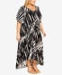 Plus Size Val Print Maxi Dress