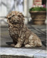 Fluffy Dog Garden Statue