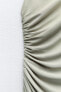 Фото #12 товара Платье миди со сборками без рукавов ZARA