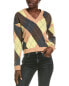 Фото #1 товара 27 Miles Malibu Plaid V-Neck Wool & Cashmere-Blend Sweater Women's