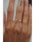 ფოტო #2 პროდუქტის Crystal Initial Adjustable Gold-Tone Ring