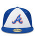 Men's White and Royal Atlanta Braves 2023 City Connect 59FIFTY Fitted Hat
