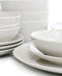 Фото #10 товара FaáTima 16 Piece Porcelain Double Bowl Dinnerware Set, Service for 4