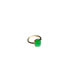 ფოტო #1 პროდუქტის Dew — Green jade stone ring