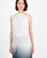 ფოტო #3 პროდუქტის Women's Ombré Pleated Midi Dress