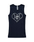 Big Girls Navy Minnesota Twins Cotton Tank Top