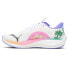 Фото #3 товара Puma F1 Velocity Nitro 3 Miami Gradient Graphic Lace Up Running Mens Multi, Whi