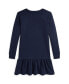 ფოტო #2 პროდუქტის Big Girls Polo Bear Fleece Dress