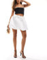 Фото #2 товара ASOS DESIGN satin bubble skirt in ivory