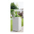 Plant pot EDA Graphit White Plastic Squared 39,5 x 39,5 x 80 cm