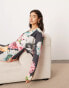 Фото #4 товара ASOS EDITION long sleeve cut out midi dress in oversized multi floral