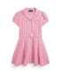Фото #1 товара Платье для малышей Polo Ralph Lauren клетчатое с поясом из льна