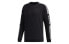 Фото #1 товара Толстовка мужская Adidas neo M ESNTL 3S SWT с логотипом, черного цвета