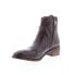 Bed Stu Aldina F328016 Womens Brown Leather Lace Up Ankle & Booties Boots