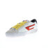 Фото #4 товара Diesel S-Leroji Low Mens White Leather Lifestyle Sneakers Shoes 7