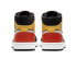 Фото #6 товара Кроссовки Nike Air Jordan 1 Mid Black Amarillo Orange (Желтый, Красный, Черный)