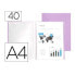 Фото #3 товара LIDERPAPEL Showcase folder 40 polypropylene covers DIN A4 opaque lavender