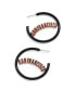 ფოტო #1 პროდუქტის Women's San Francisco Giants Enamel Hoop Earrings