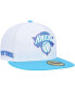 Фото #2 товара Men's White New York Knicks Vice Blue Side Patch 59FIFTY Fitted Hat